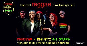Bilety na koncert reggae - EMiLiYAH & MightyZ All Stars (Wielka Brytania) w Kielcach - 19-09-2021