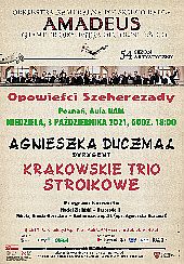 Bilety na koncert Amadeus 03.10.21 Szeherezada w Poznaniu - 03-10-2021
