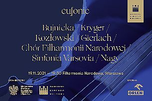 Bilety na koncert Eufonie 2021 - Bujnicka / Kryger / Kozłowski / Gierlach / Nagy w Warszawie - 19-11-2021
