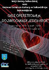 Bilety na koncert GALA OPERETKOWA "DO ZAKOCHANIA JEDEN KROK" w Solcu-Zdroju - 03-10-2021