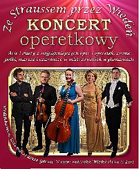 Bilety na koncert operetkowy - Ze Straussem przez Wiedeń w Głogowie - 11-01-2020