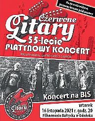 Bilety na koncert Czerwone Gitary - Platynowy Koncert Na Bis w Gdańsku - 16-11-2021