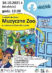 Bilety na koncert Spektakl dla dzieci "Muzyczne Zoo" Teatru Katarynka w ramach cyklu Bajkowe Niedziele w Warszawie - 10-10-2021