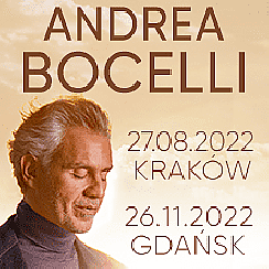 Bilety na koncert ANDREA BOCELLI w Gdańsku - 26-11-2022