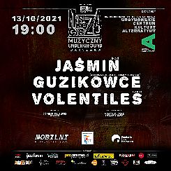 Bilety na koncert Nisza bez Ciszy: Jaśmin, Volentiles, GuzikOwce w Warszawie - 13-10-2021