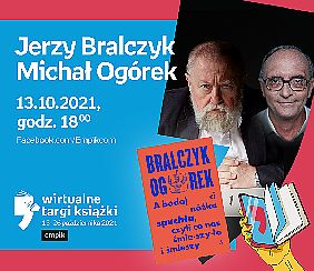 Bilety na koncert Jerzy Bralczyk, Michał Ogórek – PREMIERA | Wirtualne Targi Książki w Online - 13-10-2021
