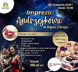 Bilety na koncert Impreza Andrzejkowa - Andrzejki - Aqua - Zdrój w Wałbrzychu - 27-11-2021