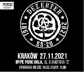Bilety na koncert 40 lecie - DEZERTER, The Pau w Krakowie - 27-11-2021