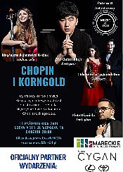 Bilety na koncert muzyki klasycznej "Chopin i Korngold" w Markach - 18-10-2021