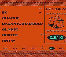 Bilety na koncert SZ1 X SPLOT: Charlie / Glassz / Guiltee / Rhyw // BC / Dadan Karambolo w Krakowie - 23-10-2021