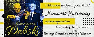 Bilety na koncert Krzesimir Dębski-Koncert Jesienny w Wodzisławiu-Śląskim - 21-11-2021