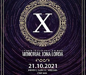 Bilety na koncert X Memoriał Jona Lorda w Warszawie - 21-10-2021
