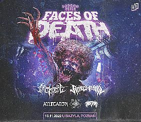 Bilety na koncert Rising Merch Faces Of Death Tour 2021 [ZMIANA DATY] w Poznaniu - 19-11-2022