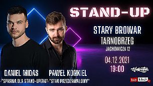 Bilety na koncert Stand-up - Paweł Konkiel &amp; Daniel Midas - Stand-up - Paweł Konkiel & Daniel Midas - 04-12-2021