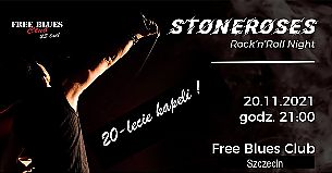 Bilety na koncert 20-lecie STONEROSES: Rock`n`roll night w Szczecinie - 20-11-2021