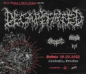 Bilety na koncert Decapitated | Wrocław [ODWOŁANE] - 26-02-2022