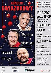 Bilety na koncert Pieśni z krainy trzech religii - Koncert gwiazdkowy 2021 w Radomiu - 18-12-2021