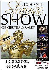 Bilety na koncert Wielka Gala Johann Strauss Show-Orchestra&Soliści&Ballet w Gdańsku - 14-02-2022