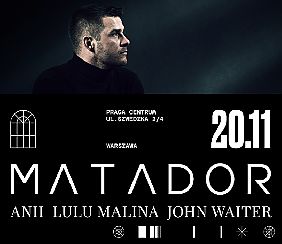 Bilety na koncert ANII, Lulu Malina, Vacos, John Waiter | Praga Centrum w Warszawie - 20-11-2021
