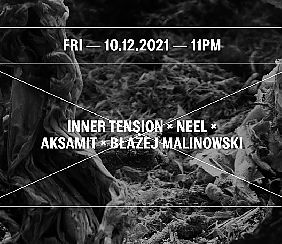 Bilety na koncert J1 | Inner Tension x Neel x Aksamit x Błażej Malinowski w Warszawie - 10-12-2021