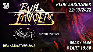 Bilety na koncert Evil Invaders + Schizophrenia + gość specjalny  w Krakowie - 22-03-2022