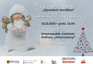 Bilety na spektakl Amatorski Teatr Ursynowa – „Opowieść familijna” - Warszawa - 12-12-2021