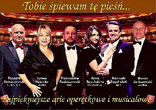 Bilety na koncert karnawałowy - Tobie śpiewam tę pieśń... najpiękniejsze arie operetkowe i musicalowe w Brodnicy - 22-01-2022