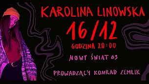 Bilety na koncert Karolina Linowska - koncert autorski w Warszawie - 15-01-2022