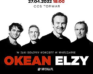 Bilety na koncert OKEAN ELZY [ZMIANA DATY I MIEJSCA] w Warszawie - 17-06-2022
