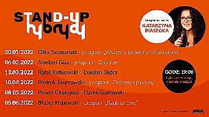 Bilety na kabaret Stand-up Hybrydy - Abelard Giza program "Zaodrze" | Gospodarz sceny: Katarzyna Piasecka w Warszawie - 06-02-2022