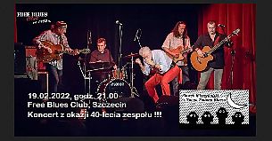 Bilety na koncert Sławek Wierzcholski i Nocna Zmiana Bluesa - koncert z okazji 40-lecia zespołu w Szczecinie - 19-02-2022
