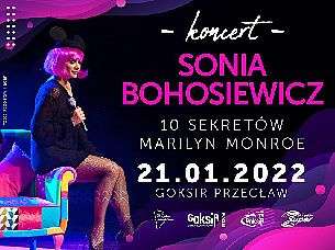 Bilety na koncert Sonia Bohosiewicz - 10 sekretów Marilyn Monroe - 10 sekretów Marilyn Monroe w Przecławiu - 21-01-2022