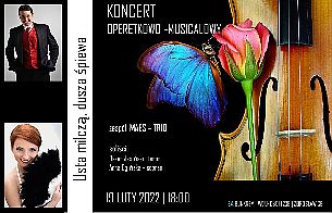 Bilety na koncert operetkowo-musicalowy - Usta milczą, dusza śpiewa w Zbrosławicach - 19-02-2022