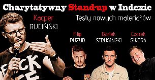 Bilety na koncert Stand-up - Testy nowych materiałów - Kacper Ruciński, Filip Puzyr, Bartosz Strusiński, Czarek Sikora - 22-01-2022