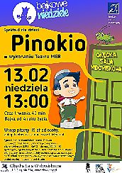 Bilety na spektakl  dla dzieci „Pinokio” Teatru MER w ramach cyklu Bajkowe Niedziele - Warszawa - 13-02-2022