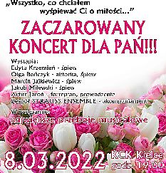 Bilety na koncert Zaczarowany koncert dla Pań! - Największe przeboje musicalowe w Kielcach - 08-03-2022