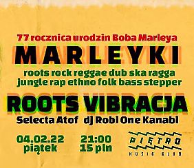 Bilety na koncert MARLEYKI : ROOTS VIBRACJA SOUND w Białymstoku - 04-02-2022