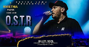 Bilety na koncert O.S.T.R. - Koncert O.S.T.R w Jastrzębiu-Zdroju - 01-04-2022