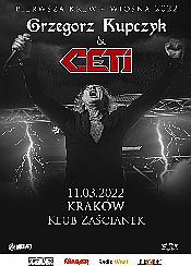 Bilety na koncert Grzegorz Kupczyk &amp; CETI - Grzegorz Kupczyk & CETI - Pierwsza krew - Wiosna 2022 w Krakowie - 11-03-2022