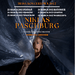 Bilety na koncert NIKLAS PASHBURG z gościem specjalnym DOBRAWA CZOCHER w Warszawie - 28-03-2022