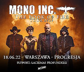 Bilety na koncert MONO INC. [ZMIANA DATY] w Warszawie - 18-06-2022