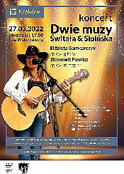 Bilety na koncert 27.03.2022 Koncert pn.: „Dwie muzy Świtała&Sipińska” w Krakowie - 27-03-2022