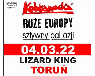 Bilety na koncert Kobranocka, Róże Europy, Sztywny Pal Azji – Toruń [ZMIANA DATY I MIEJSCA] - 04-03-2022