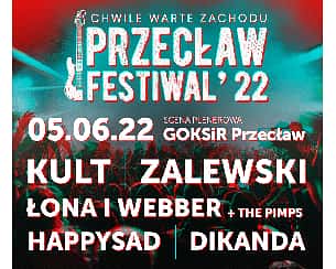 Bilety na Przecław Festiwal '22 - Kult, Zalewski, Happysad, Łona i Webber, Dikanda