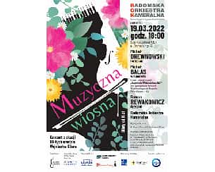 Bilety na koncert Muzyczna wiosna – koncert z okazji 90-tych urodzin Wojciecha Kilara w Radomiu - 19-03-2022