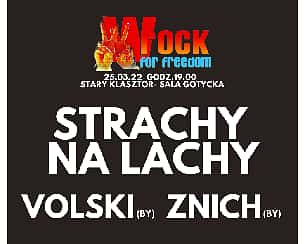 Bilety na koncert wROCK for Freedom - Strachy na lachy, Znich, Volski we Wrocławiu - 25-03-2022