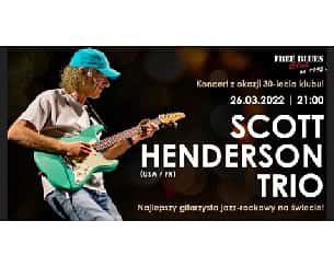 Bilety na koncert Scott Henderson Trio w Szczecinie - 26-03-2022