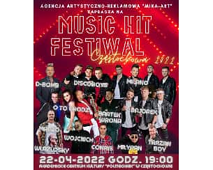 Bilety na Music Hit Festiwal - Częstochowa Gala Disco Polo: Miły Pan, Milano, DiscoBoys, O To Chodzi, Wojciech, DBomb, Conris, Tarzan Boy, Maczo, Bartek Wrona, BajorekD, Wlazlosky