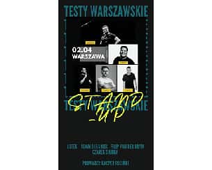Bilety na kabaret Kacper Ruciński - STAND-UP - TESTY WARSZAWSKIE w Warszawie - 02-04-2022