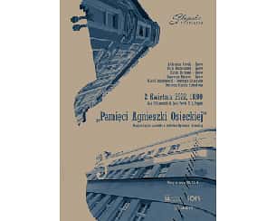 Bilety na koncert pamięci Agnieszki Osieckiej - Pamięci Agnieszki Osieckiej w Słupsku - 02-04-2022
